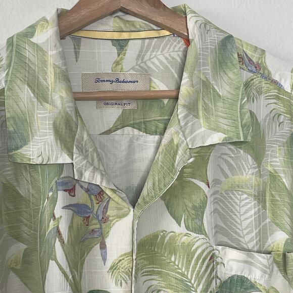 Tommy Bahamas Mens Hawaii Print Shirt 100% Silk XXL - Picture 3 of 8